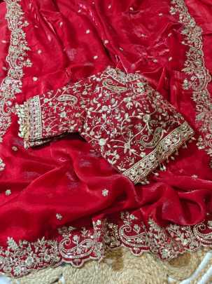 Fendi Silk Party wear saree