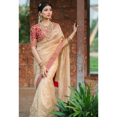 Heavy Soft Organza saree